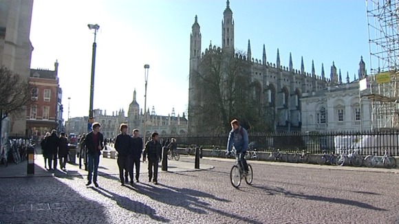 Cycling safety campaign in Cambridge