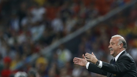 Spain manager Vicente del Bosque.
