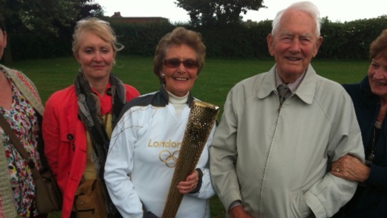 Kalet Smedley olympic torch