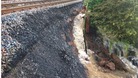 Landslip at Spittal, south of Berwick-upon-Tweed