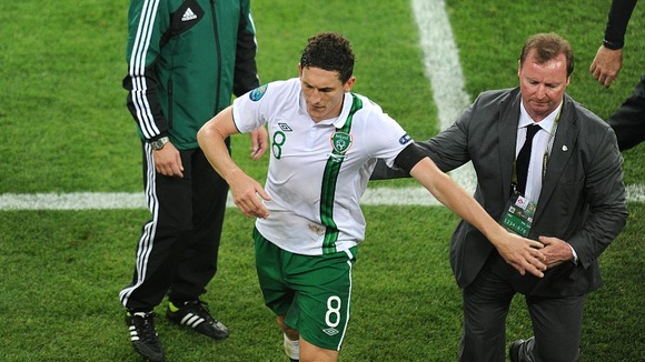Ireland midfielder Keith Andrews.