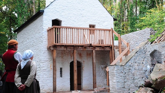 Exterior of Tudor trader's house