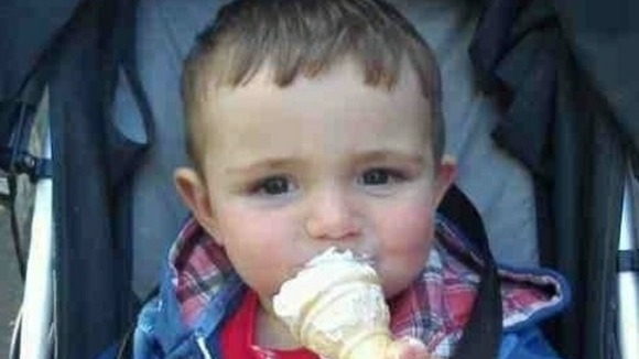 Two-year-old Jamie Heaton