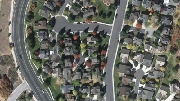 An image of an area of Colorado Springs before the wildfires