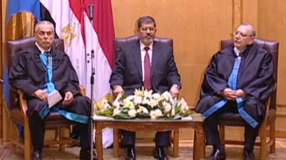 Mohammed Mursi has been sworn in as Egypt's President