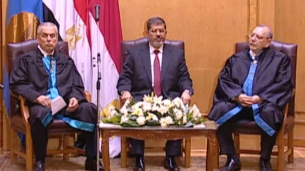 Mohammed Mursi has been sworn in as Egypt's President