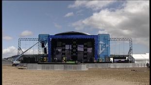 The main stage