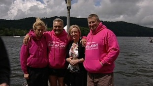 The launch of the 'Blue Lamp Trial' took place at Lake Windermere this afternoon