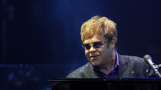 Elton John performs in Kiev.