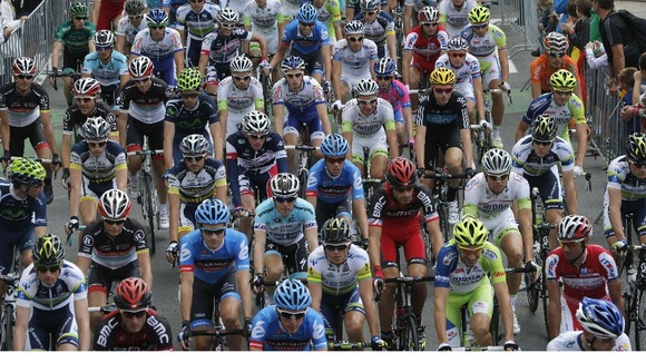 Stage One of the Tour de France saw the riders travel through Belgium