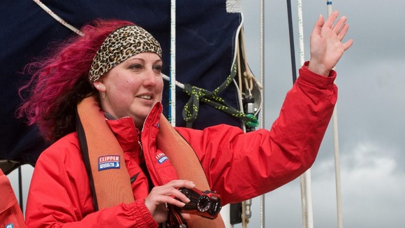 Double-lung transplant patient Justine Laymond.