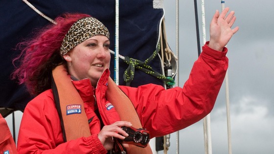Double-lung transplant patient Justine Laymond.