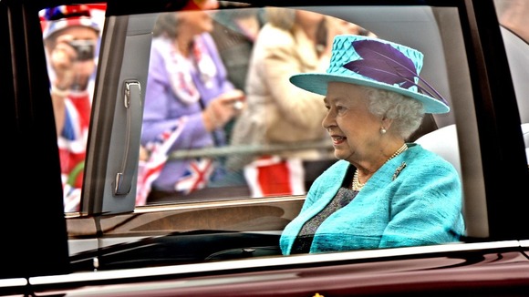 The Queen travels to the Armed Forces Parade and Muster at Windsor Castle in May