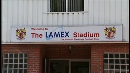 Stevenage's Lamex Stadium, Broadhall Way
