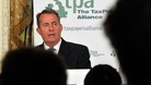 Former defence secretary Liam Fox makes a speech about the future direction of the European Union,