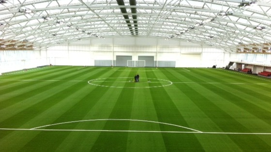 The full size indoor pitch using the world's most advanced AstroTurf technology