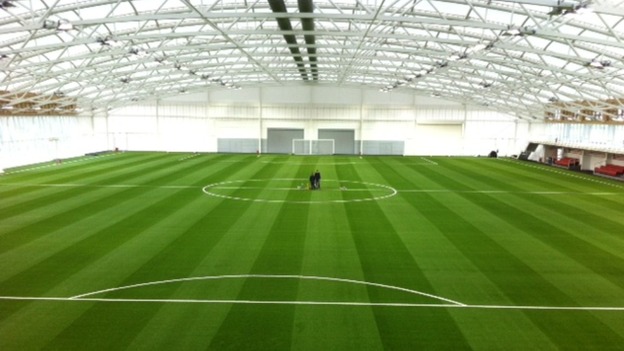 The full size indoor pitch using the world's most advanced AstroTurf technology