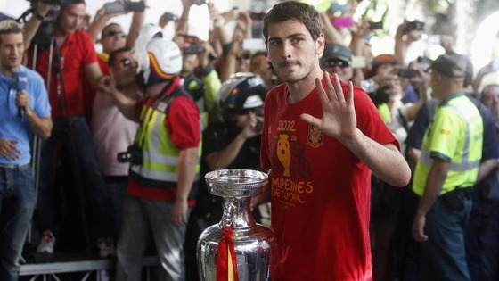 Spanish captain Iker Casillas