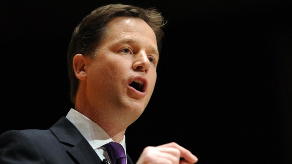 The Deputy Prime Minister Nick Clegg