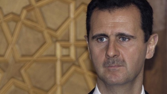 Syrian president Bashar al-Assad.