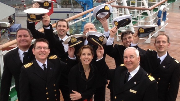 Darcey and the captains