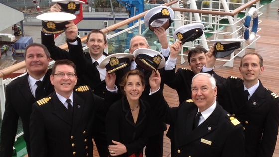 Darcey and the captains