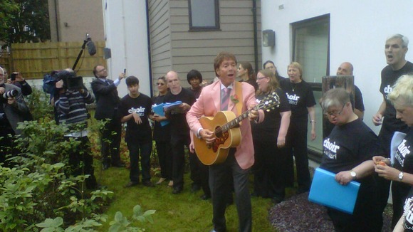 Cliff Richard performs