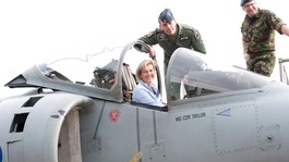 Sophie, Countess of Wessex, at RAF Wittering