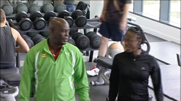 Getting acclimatised, athletes from Grenada at University of Sunderland