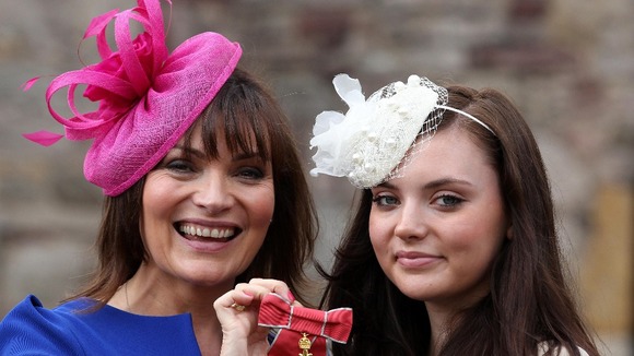 Lorraine Kelly with her daughter Rosie