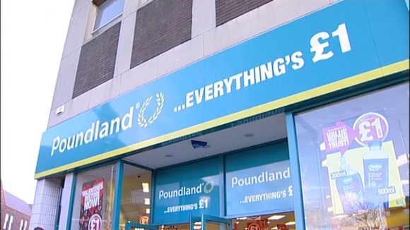 Poundland turnover rose by 22% to £780m.