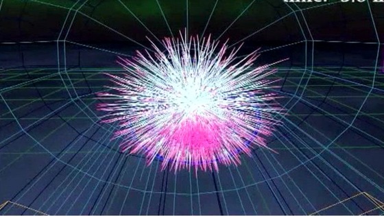 Graphic of the CERN experiment