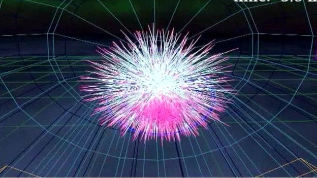 Graphic of the CERN experiment