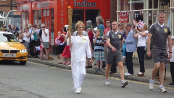 Jamie Edghill sent us this picture of the Olympic Torch in Cromer