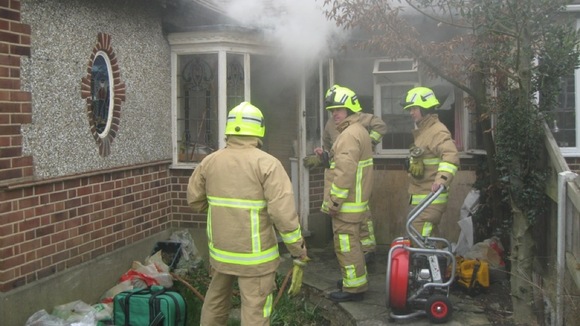 Essex, Leigh-on-Sea, fire