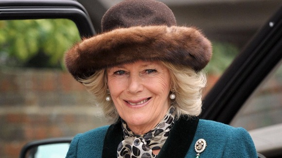 The Duchess of Cornwall arrives for day two of the 2012 Cheltenham Festival
