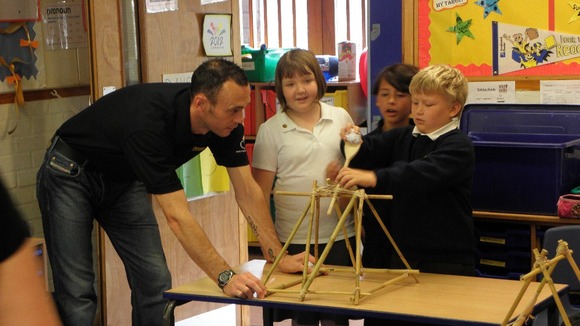 Steve Balliston teaches year 6 pupils
