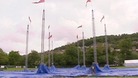 Setting up for festival in 2008