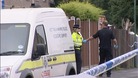 Scene of shooting of Mark Shaw in Heatherington Gardens in Nottingham