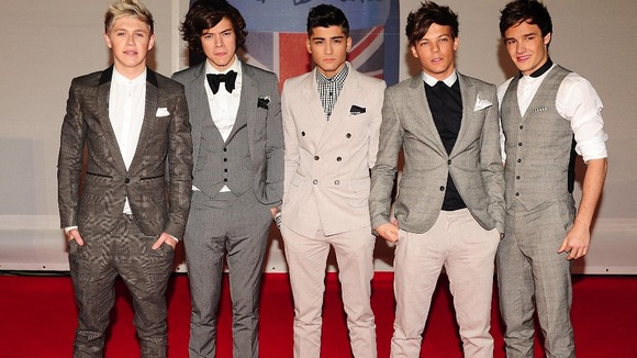 Niall Horan, Harry Styles, Zayn Malik, Louis Tomlinson and Liam Payne of One Direction.