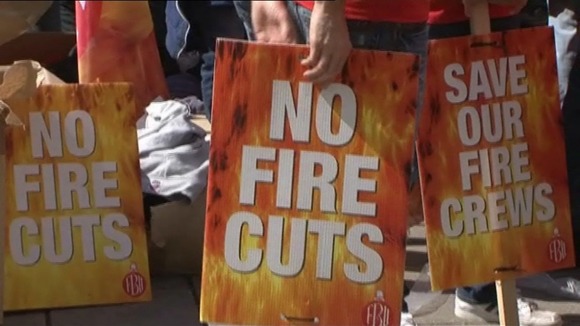 Placards.