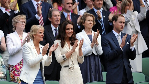 The Duchess of Cambridge will watch Murray from the Royal Box again on Sunday.
