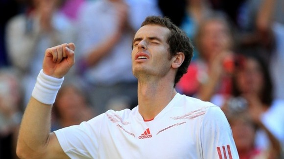 Andy Murray is one win away from his first grand slam title.