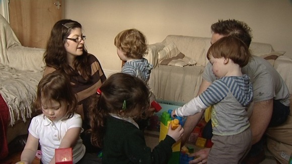 Jonathan and Hannah Girling have four children under five