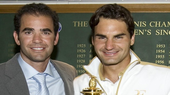 Federer is looking to tie Pete Sampras' record of seven Wimbledon titles.