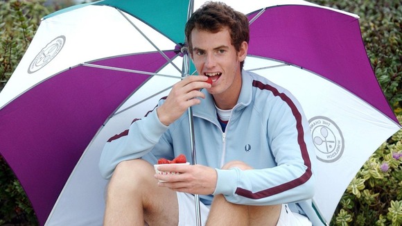 Murray competed at Wimbledon in the main draw for the first time in 2005.