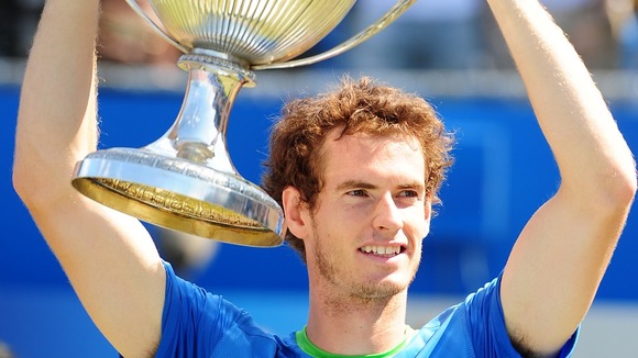Murray wins the AEGON Championships at Queen's Club for the second time.