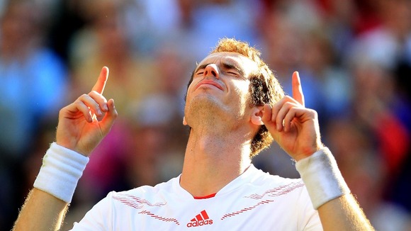 Ecstasy for Murray as he reaches first Wimbledon final.