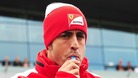 Ferrari's Fernado Alonso during the drivers parade before the British Grand Prix at Silverstone Circuit
