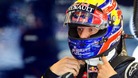 Red Bull Racing's Mark Webber in the pits during the third practice session of the British Grand Prix at Silverstone Circuit, Silverstone.